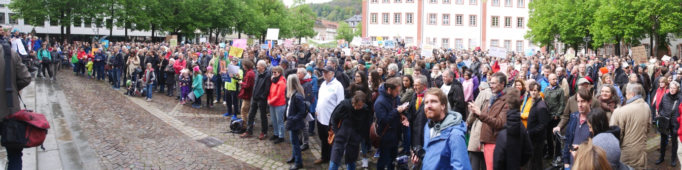 March for Science in Heidelberg