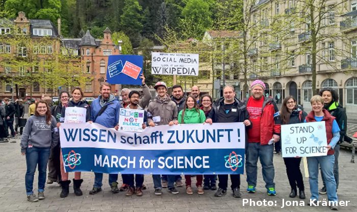 Organizers March for Science Heidelberg