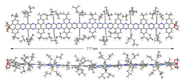 Graphene nanoribbon 7.7 nm long