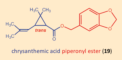 Piperonyl ester of chrysanthemic acid