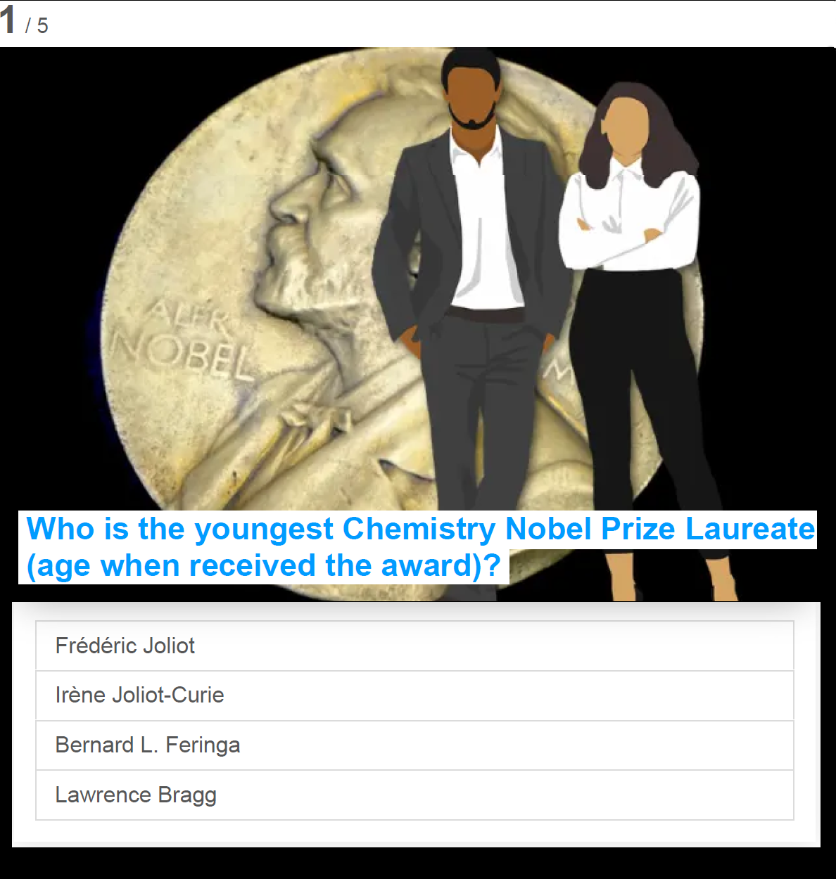 Question 1 Nobel Prize