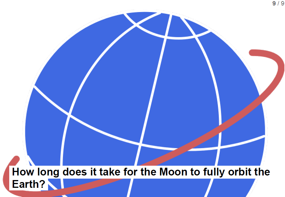 Moon Quiz 9