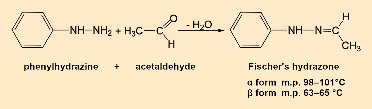 Synthesis of Fischers hydrazone