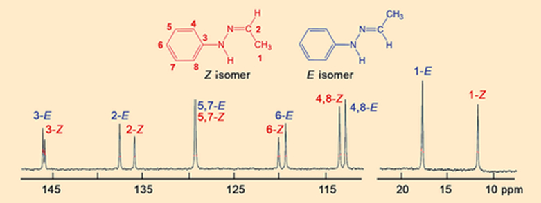 13C NMR spectrum of the β melt