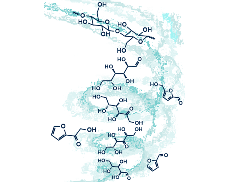 Getting More from Cellulose: Acid-Catalyzed Formation of Furan-Type Compounds