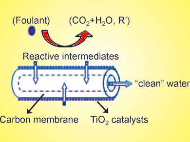 Reactor Cleans Wastewater and Itself