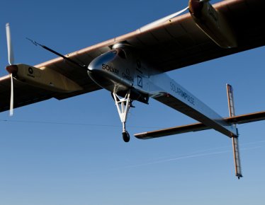 First Flight by Solar Impulse Plane