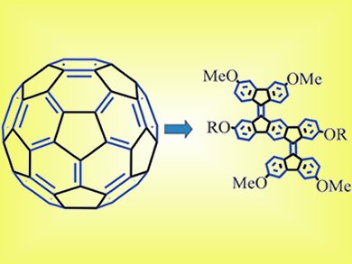 Piece of Fullerene with Solar Cell Properties