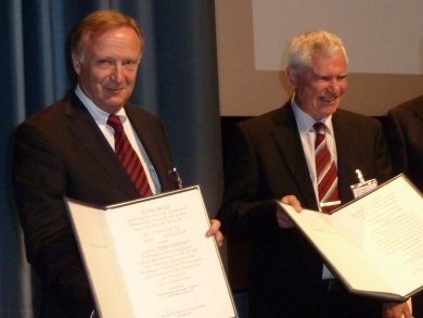 DECHEMA Awards Pühler and Weitkamp
