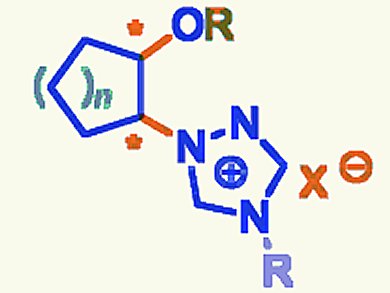 Enantiopure Triazolium Salts