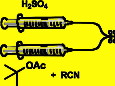 Ritter Reactions in Flow