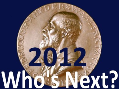 Who's Next? 2012 Nobel Prize in Chemistry – Final Voting Results Wednesday 10 October