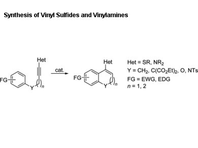 Synthesis of Vinyl Sulfides and Vinylamines