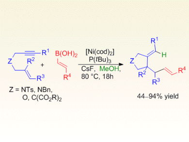 Highly Chemo- and Stereoselective Alkenylative Cyclization