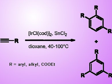Tin and Iridium Catalyze Cyclotrimerizations
