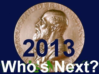 Who's Next? 2013 Nobel Prize in Chemistry – Voting Results Friday 27 September