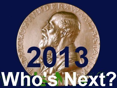 Who's Next? 2013 Nobel Prize in Chemistry – Voting Results Monday 7 October