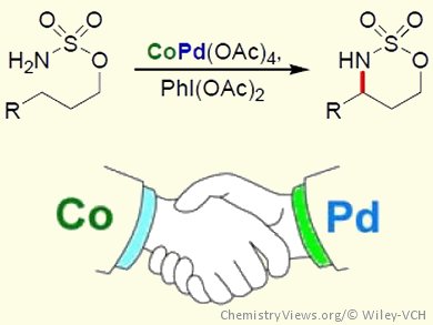 CoPd(OAc)4-Catalyzed C–H Amination and Aziridination