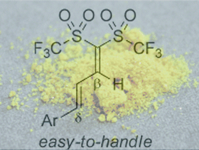 Building Strong Carbon Acids from 1,1-Bis(triflyl)alkadienes