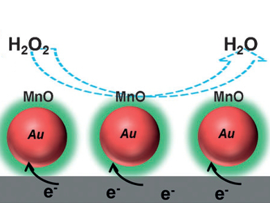 Core/Shell Nanoparticles for Hydrogen Peroxide Detection