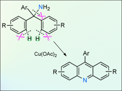 An Unexpected Cyclization Produces Acridine Derivatives