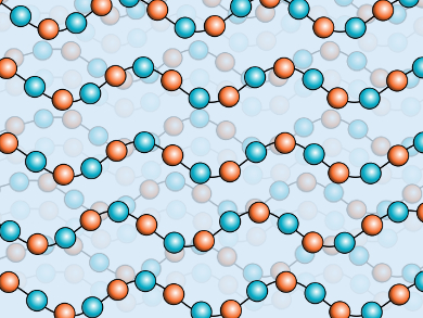 Alternating Polymer Sorts Itself