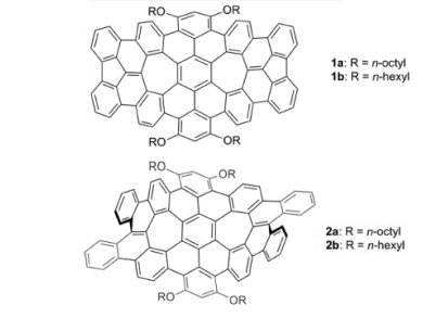 New Saddle-shaped Conjugated Molecules