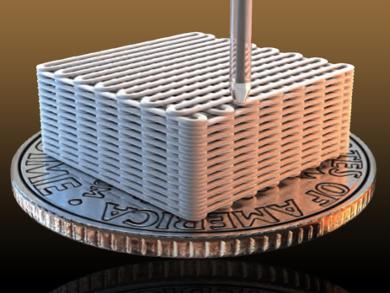 3D-Printed Graphene Aerogel Microlattices