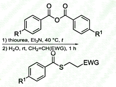 One-pot Odourless Synthesis of Thioesters