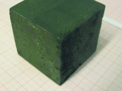 A Cube from the "Uranium Burner"