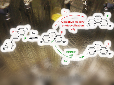 Mallory-type Photocyclization with Fluorine Elimination