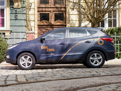 Car Sharing with Fuel-Cell Cars