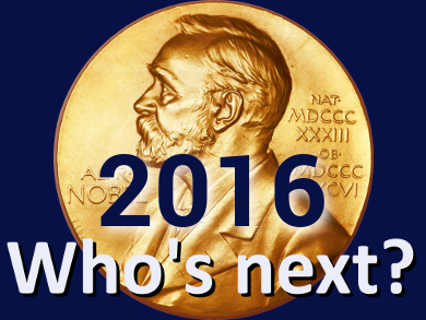 Who's Next? Nobel Prize in Chemistry 2016 – Voting Results Friday 30 September