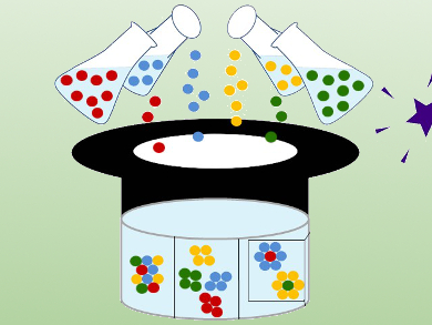 Colloidal Self-Sorting