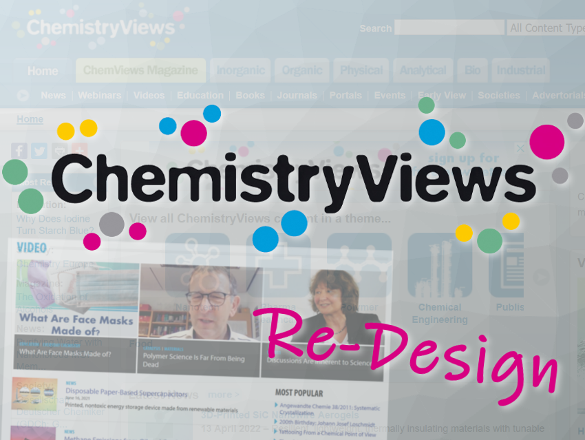 Re-Designed ChemistryViews