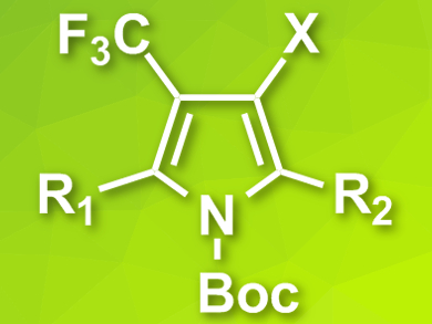 Synthesis of Substituted 3-Trifluoromethylpyrroles