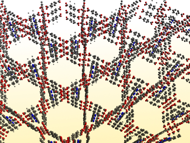 Metal-Organic Framework Contracts upon Heating