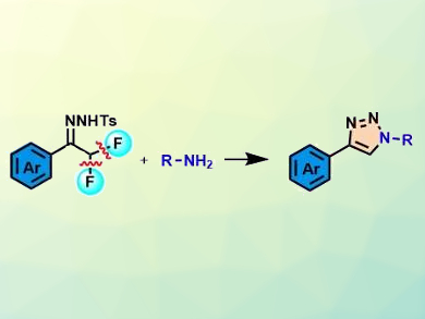 Metal- and Azide-Free Synthesis of 1,2,3-Triazoles