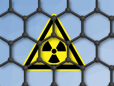 Functionalized Graphene Oxide Removes Radioactive Iodine