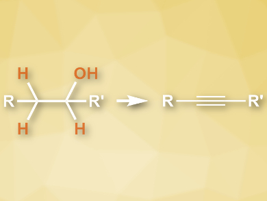 Direct Path from Alcohols to Alkynes