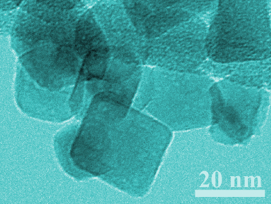 Titanium Dioxide Nanocubes with Improved Catalytic Effect