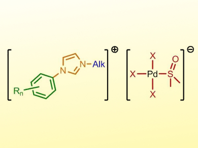 Tailored Ionic Liquids with Palladate Counterions