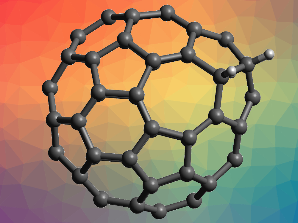Fullerene Cage with Two Heptagons