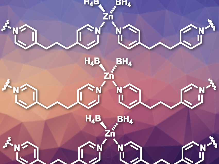 Borohydride Stabilized in a Coordination Polymer