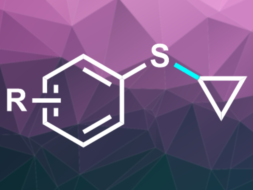 Synthesis of Aryl Cyclopropyl Sulfides