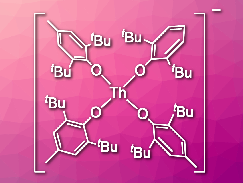 First Square-Planar f-Element Complex Isolated