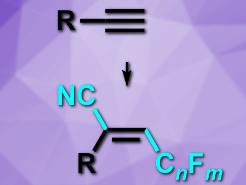 Cyano-Functionalized Fluoroalkylated Alkenes Made in One Step