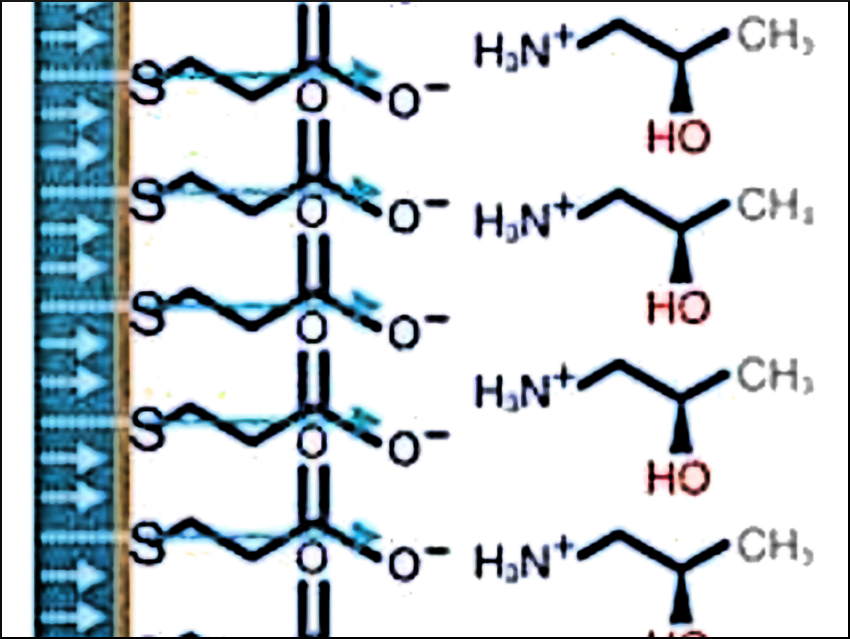 Electron Spin Used Instead of Chiral Reagent