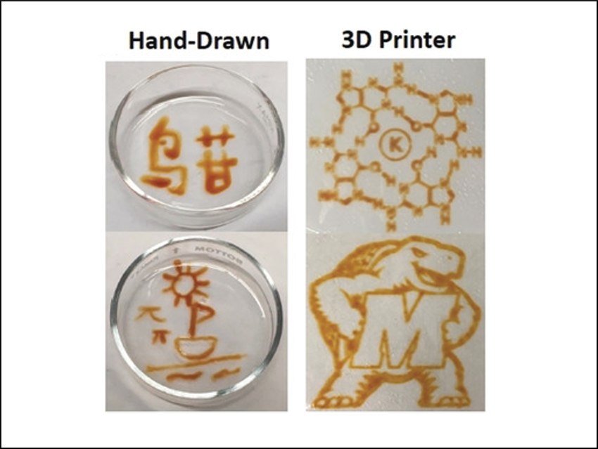 Drawing on a Supramolecular Hydrogel with Iron