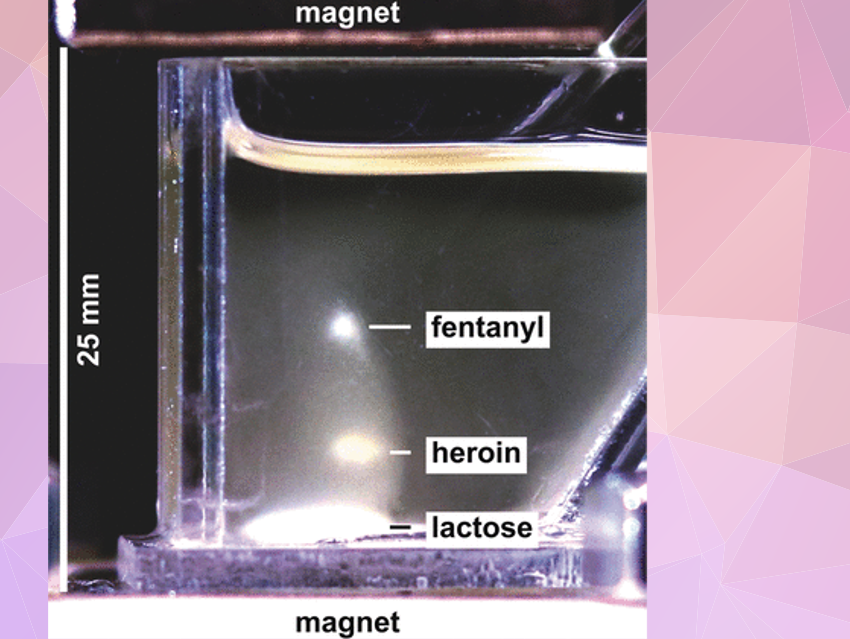 Separating Illicit Drugs with MagLev